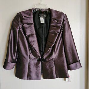 Alex Evenings shimmery jacket NWT M